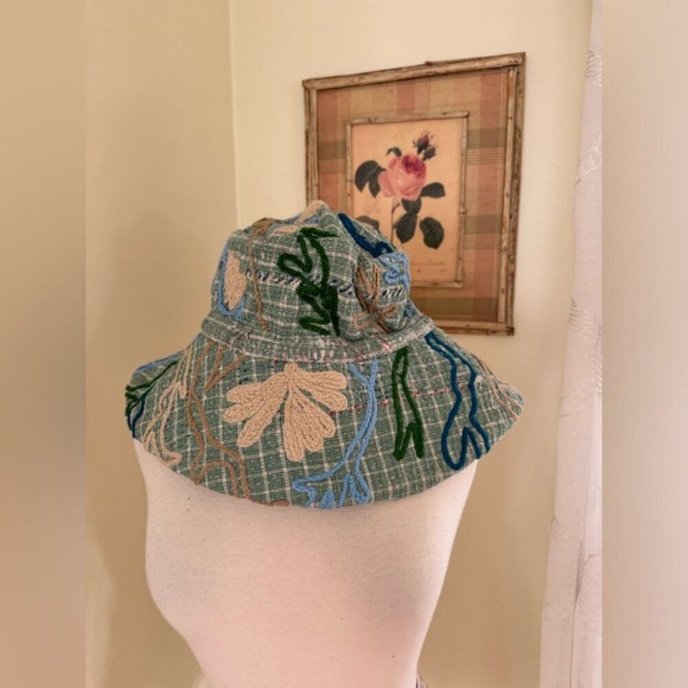 Free People Vintage Kantha Bucket Hat NWOT $98 - Picture 2 of 8